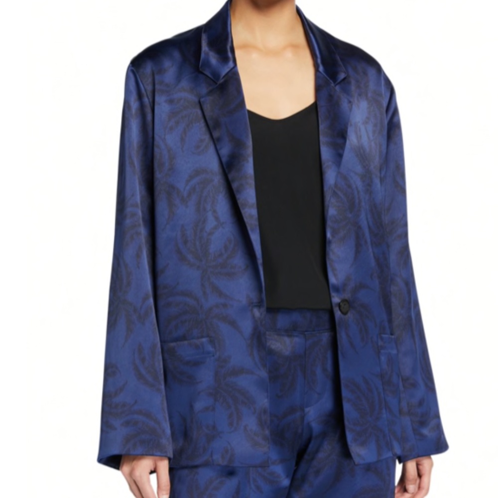Anthony Thomas Melillo - ATM Boyfriend Navy & Black Printed